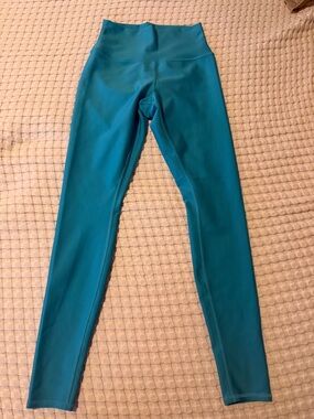 ALO Yoga Bright Teal High-Waist Leggings
